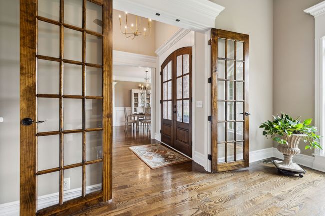 View from the first floor office... french doors, and hardwood floors... | Image 32