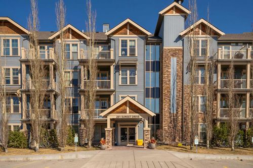 408 - 201 Sunset Drive, Home with 1 bedrooms, 1 bathrooms and 2 parking in Cochrane AB | Card Image