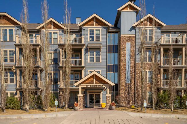 408 - 201 Sunset Drive, Home with 1 bedrooms, 1 bathrooms and 2 parking in Cochrane AB | Image 1