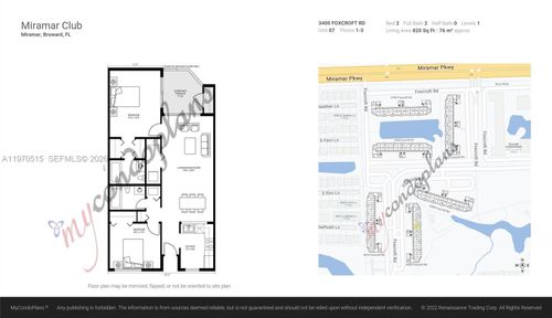 apt-107-3400 Foxcroft Rd, Miramar, FL, 33025-4120 | Card Image