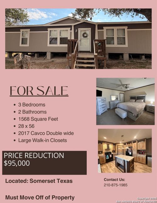 361 Alcorta Ln, Somerset, TX, 78069-3723 | Card Image