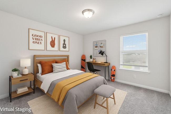 Carpeted bedroom with baseboards | Image 17