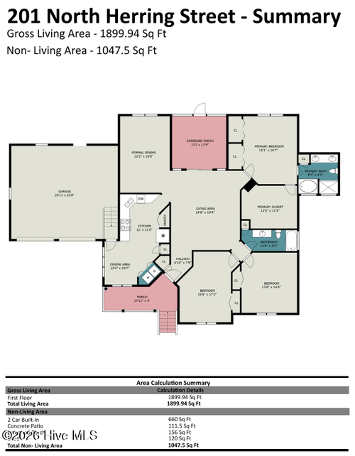 201 N Herring Street, Pine Level, NC, 27568 | Card Image