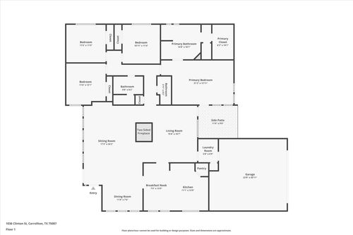 1036 Clinton St, Carrollton, TX, 75007-4891 | Card Image