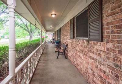 View of patio with covered porch | Image 2