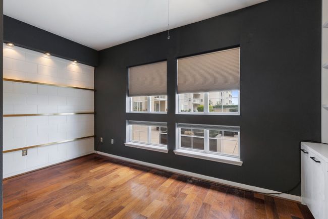 Modern bedroom with feature tile wall | Image 10