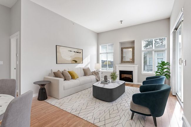 Home features electric fireplace for cooler nights. | Image 14