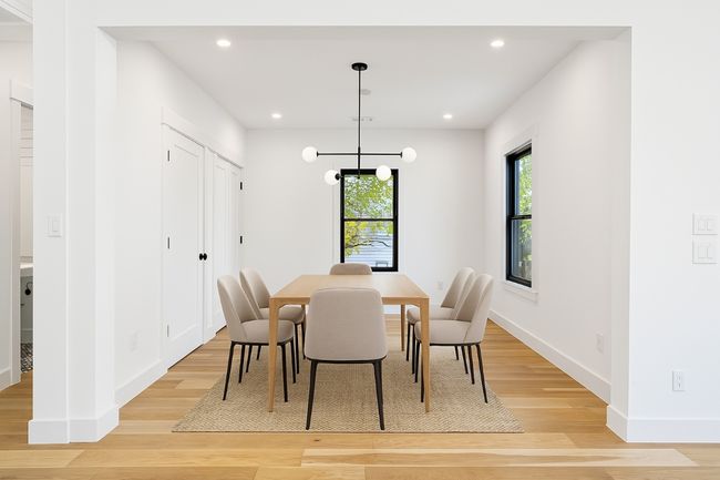 Virtually staged dining room / potential 4th bedroom | Image 22