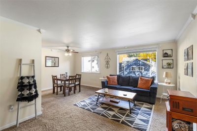 Large living room and dinning room with lots of natural light. | Image 3