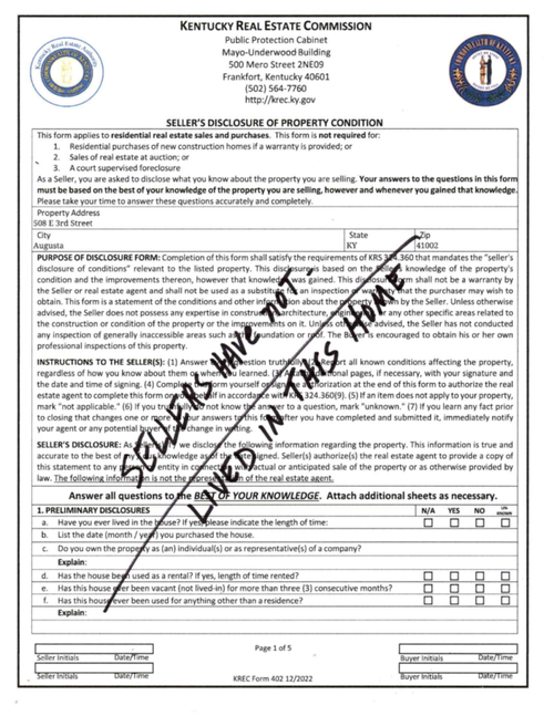 508 E 3rd St, Augusta, KY, 41002-1116 | Card Image