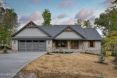 Stamped cement driveway leading to your farmhouse lifestye. | Image 1