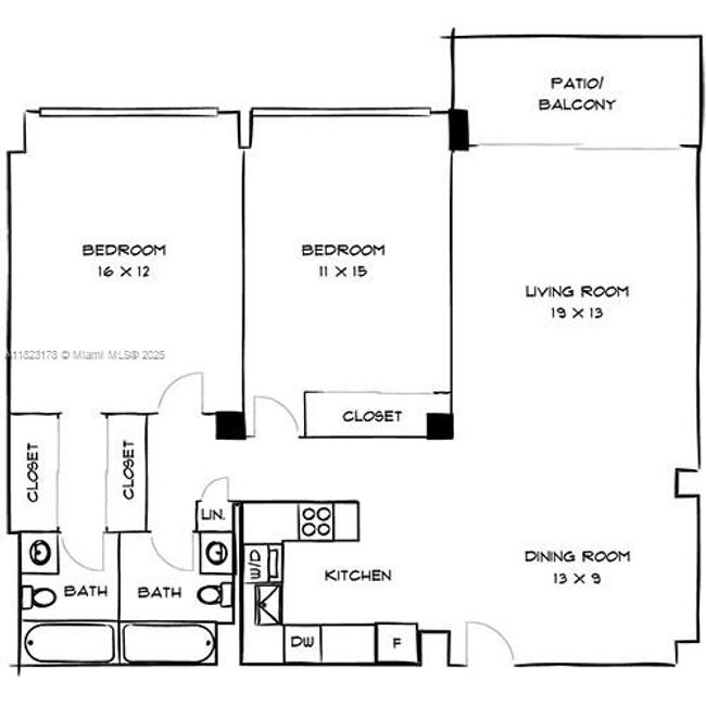 APT-262 - 1500 Bay Rd, Condo with 2 bedrooms, 2 bathrooms and null parking in Miami Beach FL | Image 26