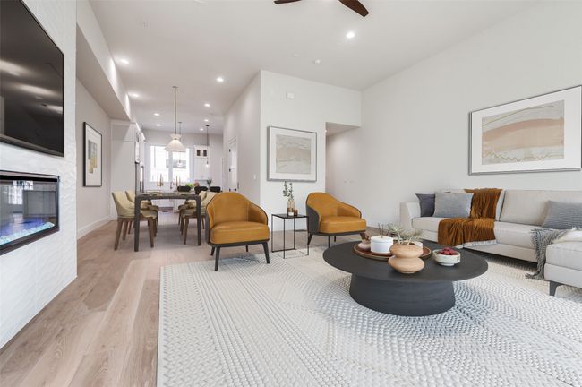 Virtually staged living dining area | Image 8