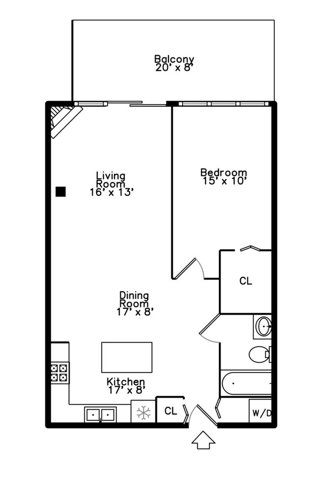 APT-403 - 1631 S Michigan Ave, Condo with 1 bedrooms, 1 bathrooms and null parking in Chicago IL | Image 14