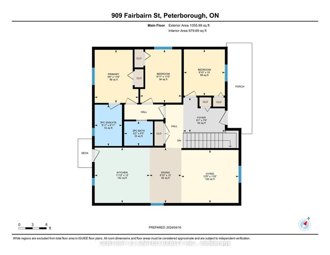 909 Fairbairn St, House other with 3 bedrooms, 3 bathrooms and 8 parking in Peterborough ON | Image 39
