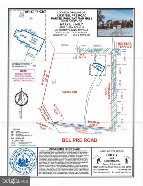 2727 Bel Pre Rd, SILVER SPRING, MD, 20906-2315 | Card Image