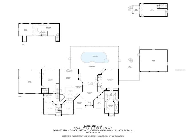 2795 Fawn Lake Blvd, House other with 4 bedrooms, 4 bathrooms and null parking in Mims FL | Image 76