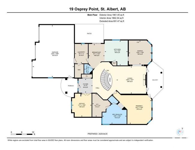 19 Osprey Pt, House other with 5 bedrooms, 4 bathrooms and null parking in St. Albert AB | Image 53
