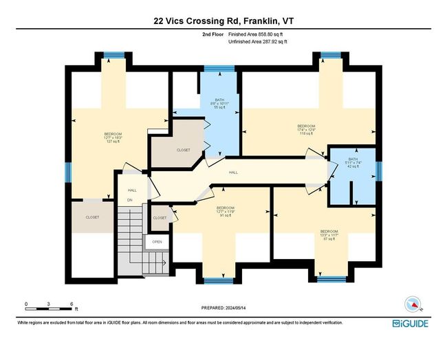22 Vics Crossing Rd, House other with 6 bedrooms, 4 bathrooms and null parking in Franklin VT | Image 39