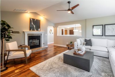 Open living room connected to the dining room | Image 3