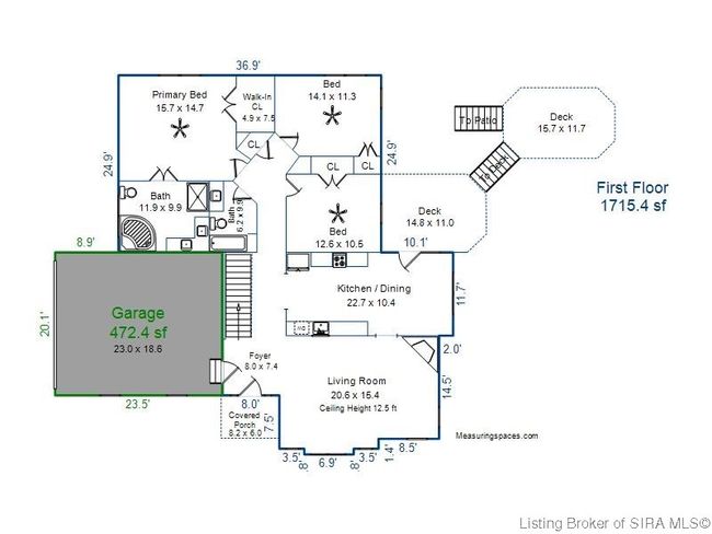 302 Saddleback Dr, Home with 3 bedrooms, 2 bathrooms and null parking in Charlestown IN | Image 37