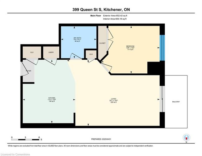 210 - 399 Queen St S, House attached with 1 bedrooms, 1 bathrooms and 1 parking in Kitchener ON | Image 50