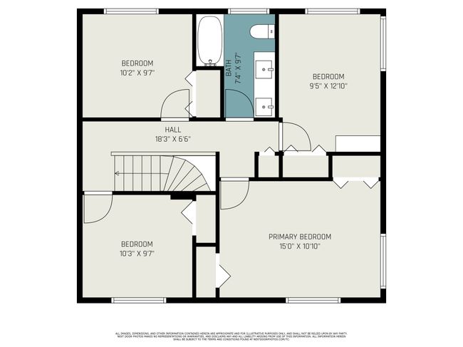 Second level floor plan. | Image 29