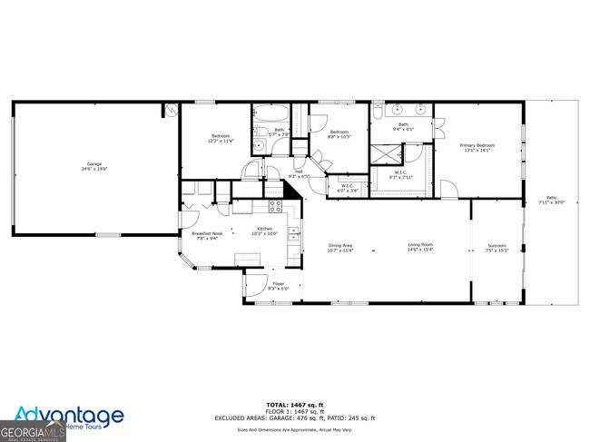 133 Begonia Ct, House other with 3 bedrooms, 2 bathrooms and 2 parking in Griffin GA | Image 36