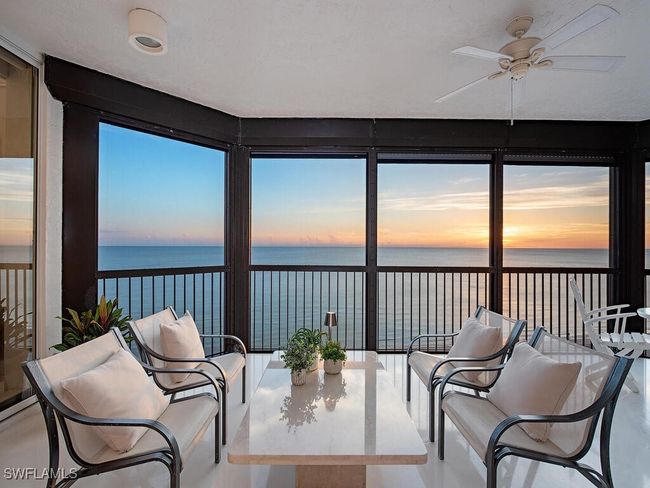 Screened Covered Balcony western views of the Gulf Waters. | Image 9