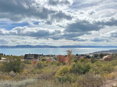 View of water feature with a mountain view | Image 1