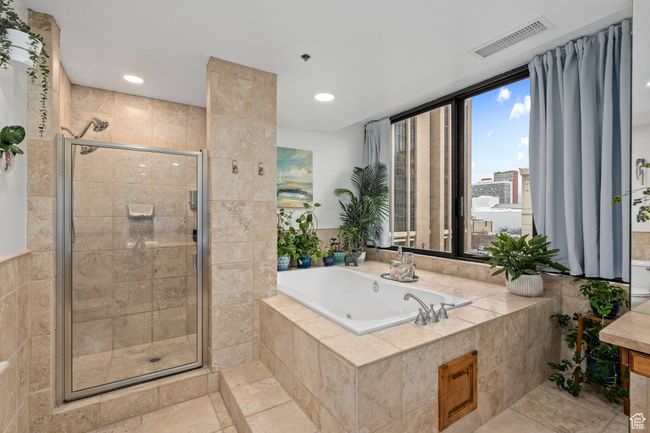 Primary Bathroom with independent shower and jetted bath | Image 29