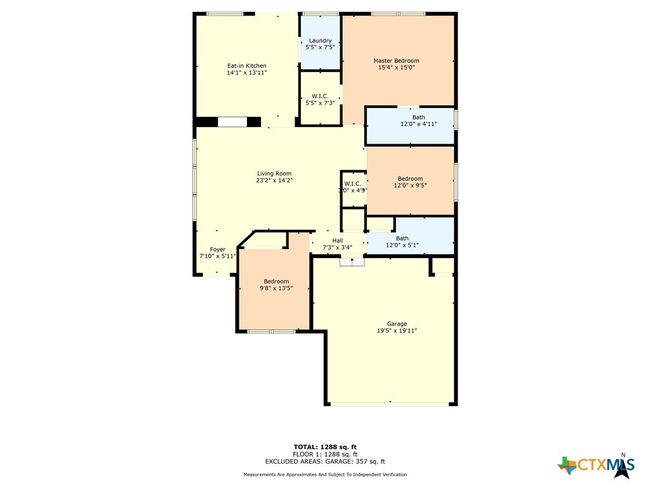 8510 Starview St, House other with 3 bedrooms, 2 bathrooms and null parking in Temple TX | Image 25