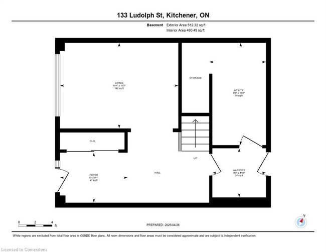 133 Ludolph St, Townhouse with 3 bedrooms, 3 bathrooms and 2 parking in Kitchener ON | Image 45