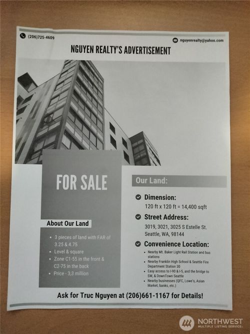 3011 S Estelle St, Seattle, WA, 98144-6913 | Card Image