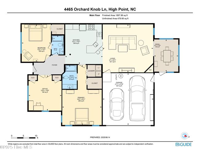 4465 Orchard Knob Ln, Townhouse with 3 bedrooms, 2 bathrooms and 2 parking in High Point NC | Image 41
