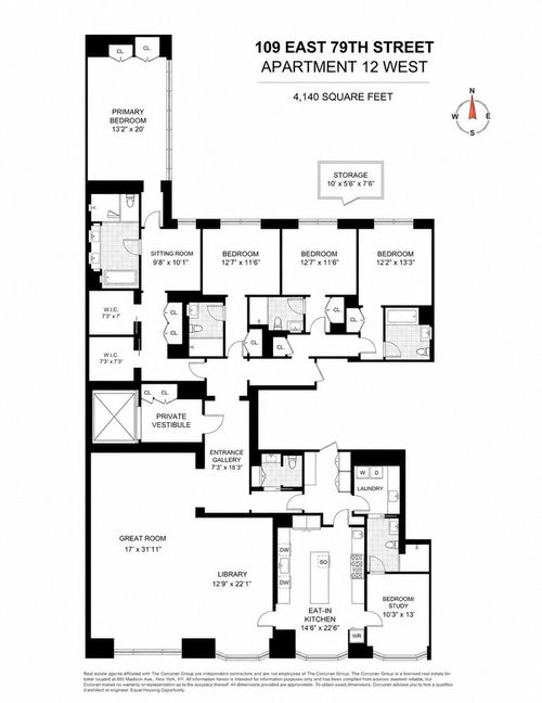 12w-109 E 79th St, New York, NY, 10075-0323 | Card Image