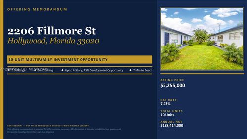 apt-1-10-2206 Fillmore St, Hollywood, FL, 33020-4450 | Card Image