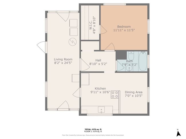 1 Bedroom floor plan | Image 24