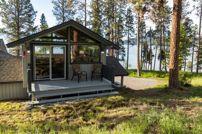 Rear view of property with a wooden deck | Image 41