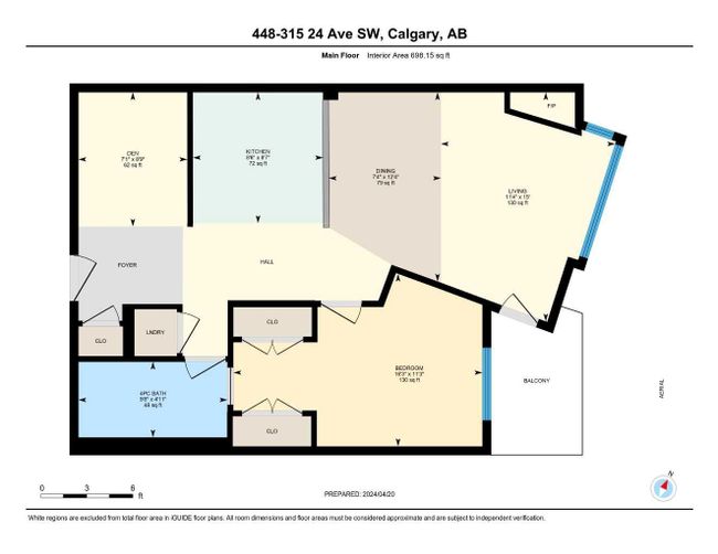 448 - 315 24 Avenue Sw, Home with 1 bedrooms, 1 bathrooms and 1 parking in Calgary AB | Image 21