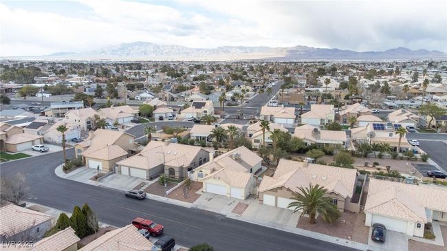 Drone / aerial view featuring a residential view and a mountain view | Image 36