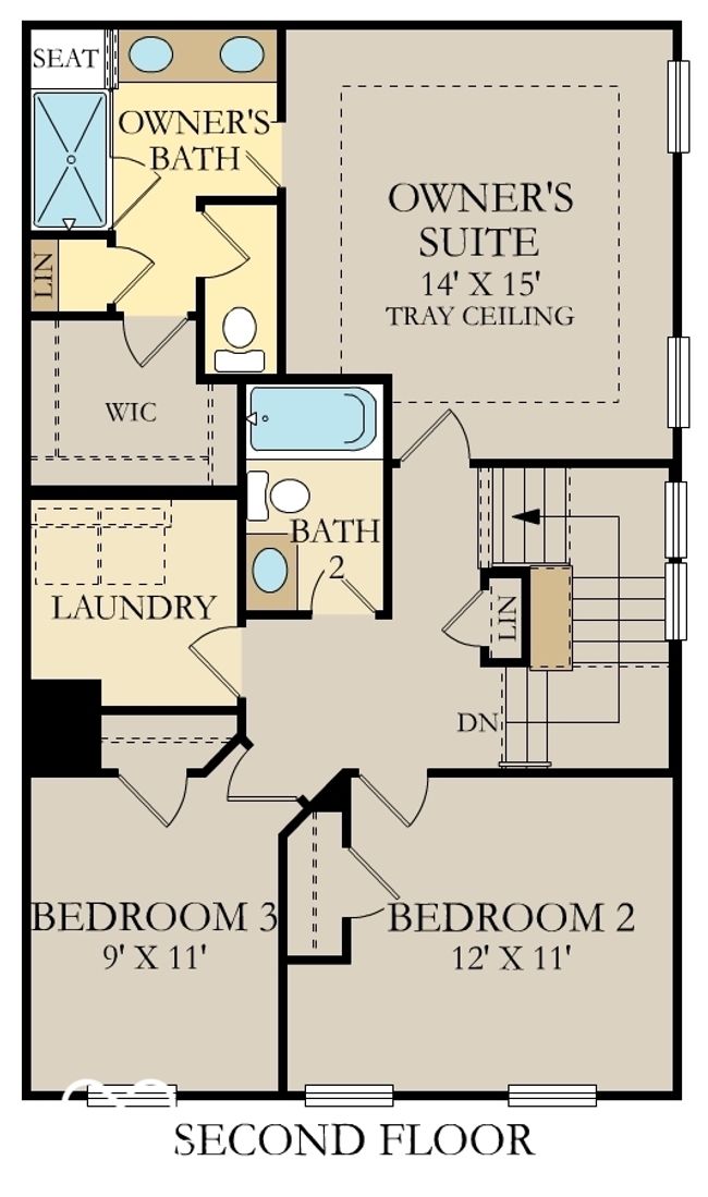 6580 Halsey St, Townhouse with 3 bedrooms, 4 bathrooms and null parking in Zionsville IN | Image 4