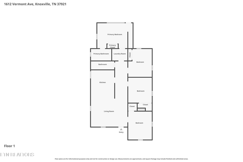 1612 Vermont Ave, Knoxville, TN, 37921-6163 | Card Image