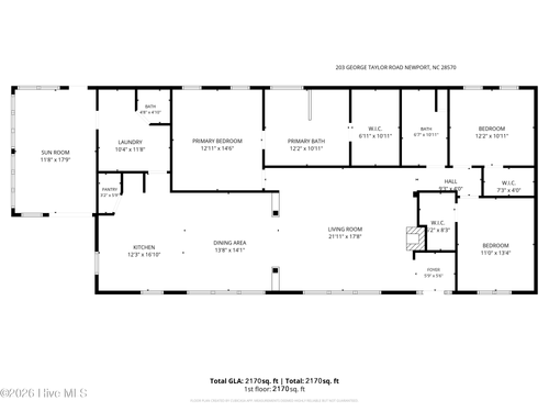 203 George Taylor Rd, Newport, NC, 28570-5047 | Card Image