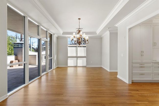 Spacious 17 x 13 dining room with access to the outdoor terrace. | Image 16