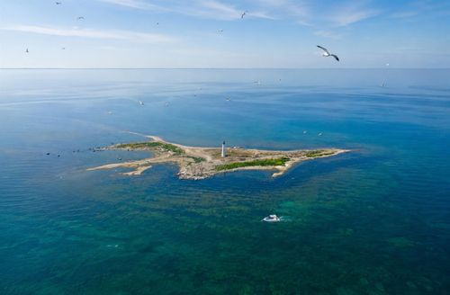 00 Skillagalee Lighthouse, Cross Village Township, MI, 49723 | Card Image
