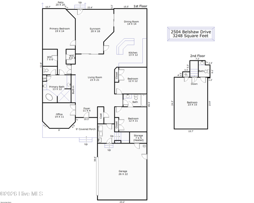 2504 Belshaw Dr, Leland, NC, 28451-6516 | Card Image