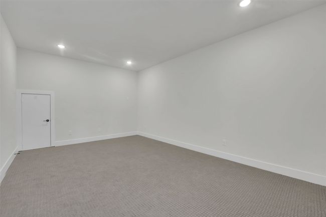 Spare room with recessed lighting, carpet, and baseboards | Image 34
