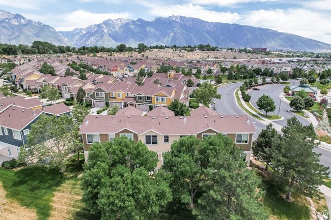 Aerial perspective of suburban area featuring mountains | Image 65