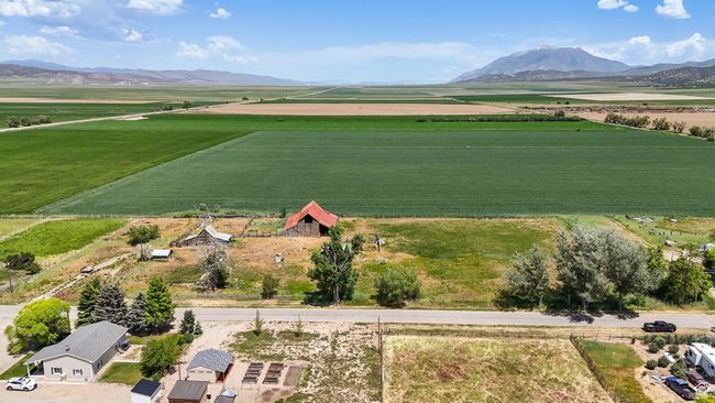 Overview of rural landscape with mountains and large plots for crops | Image 9